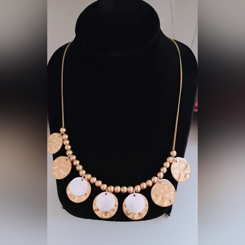 Banana Republic Gold Layered Adjustable Length Necklace